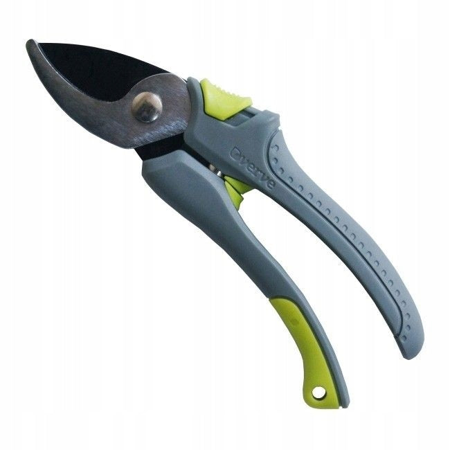 Foarfeca de vie, Zola, lama otel carbon, lungime lama 6 cm, deschidere 19 cm, maner din polipropilena, gri/verde Foarfeca de vie, Zola, lama otel carbon, lungime lama 6 cm, deschidere 19 cm, maner din polipropilena, gri/verde